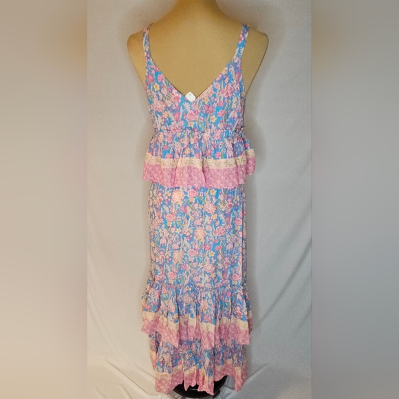 Plenty by Tracy Reese Pink and Blue Floral Skirt Set - Picture 3 of 12